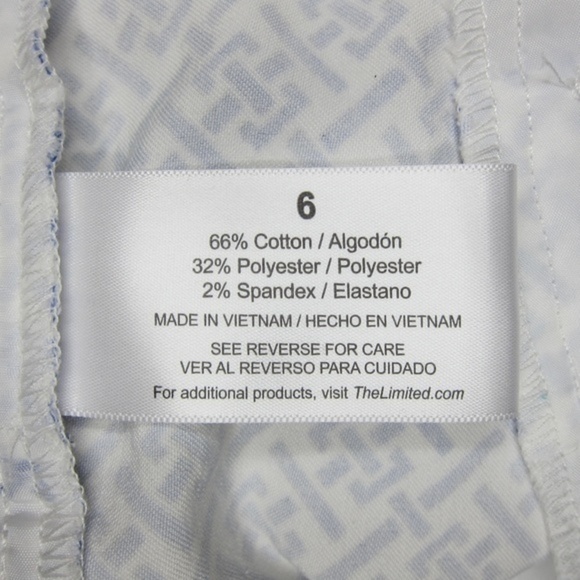 The Limited Patterned Shorts Size 6 - Picture 5 of 6